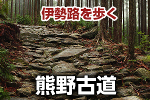 伊勢路を歩く、熊野古道のホームページへ
